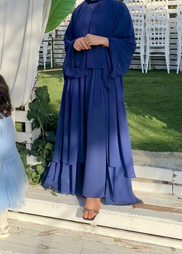 Lacivert Abaya - Görsel 2