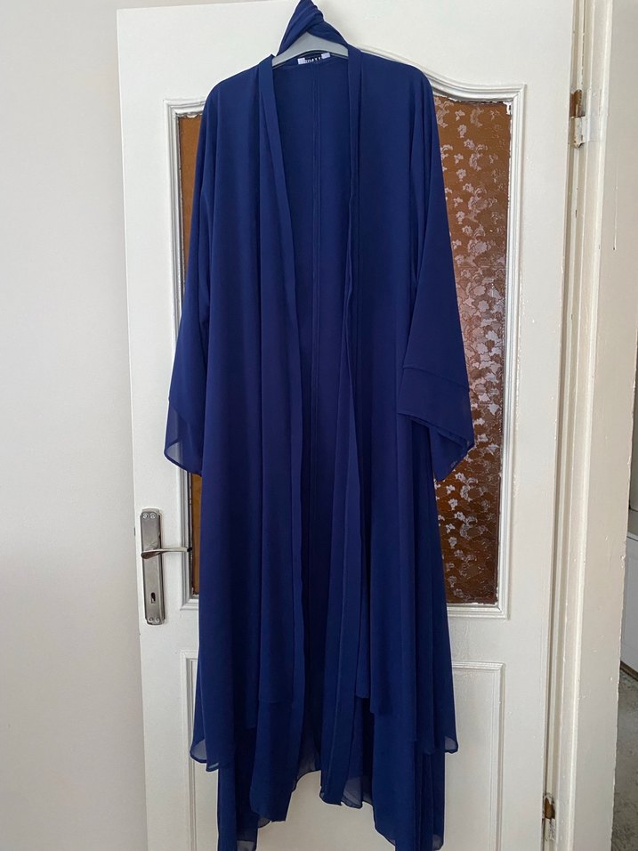 Lacivert Abaya - Görsel 3