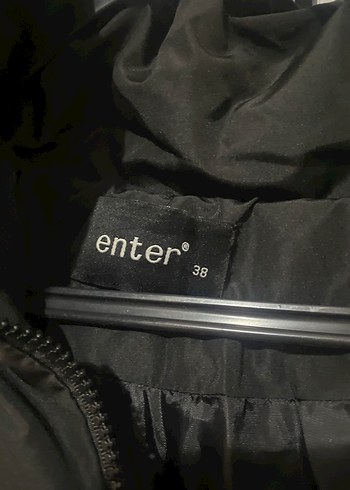 Kadın Siyah Kışlık Fermuarlı Mont - Görsel 3