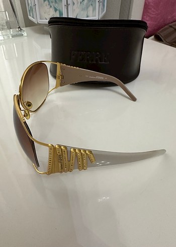 FERRE Klasik Bej Kadın Güneş Gözlüğü - Görsel 2