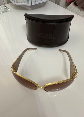 FERRE Klasik Bej Kadın Güneş Gözlüğü - Görsel 4