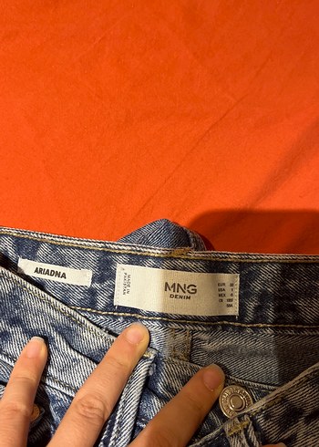 32 Beden mavi Renk Mango pantolon