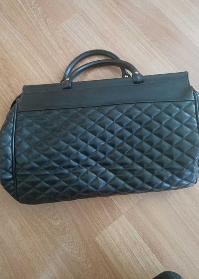 Chanel model el valizi mini bavul seyahat çantası Büyük el çanta - Görsel 2