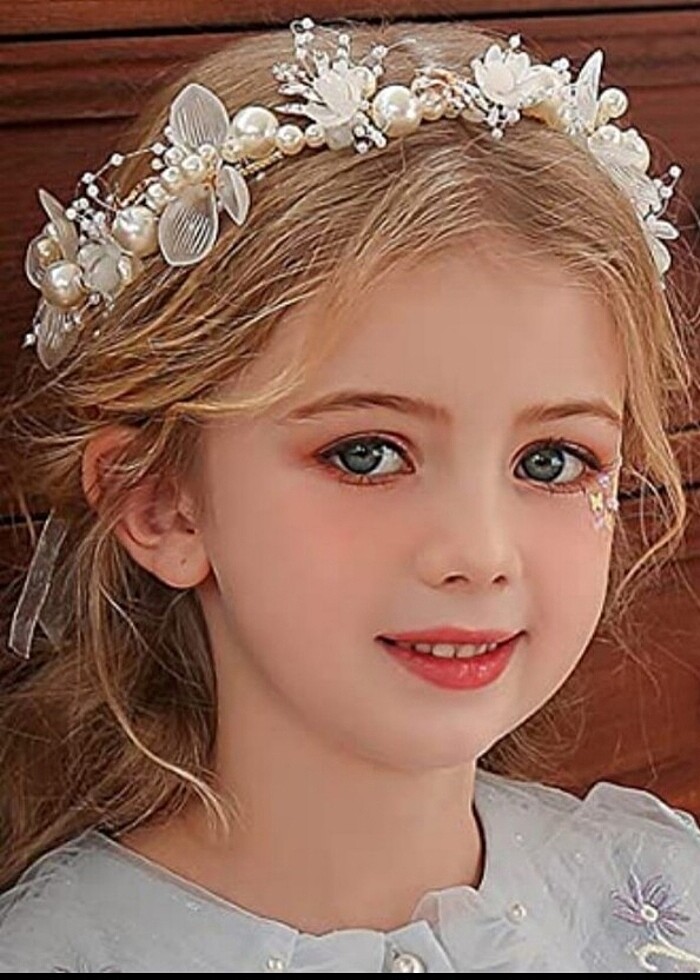 Özel gün düğün tacı saç aksesuarı hairband  - Görsel 2