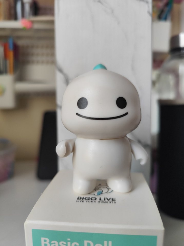 BIGO LIVE Basic Doll Beyaz Figür - Görsel 2