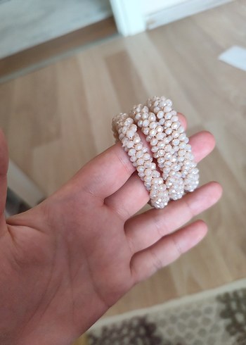 hapishane işi parlak Boncuklu Kadın Bileklik