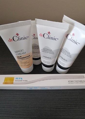 Dr. Clinic Magic Cream,baz ve Atomy Diş Fırçası
