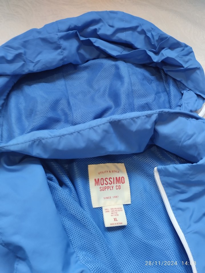 erkek Mavi Uzun Kollu Yağmurluk - Görsel 2