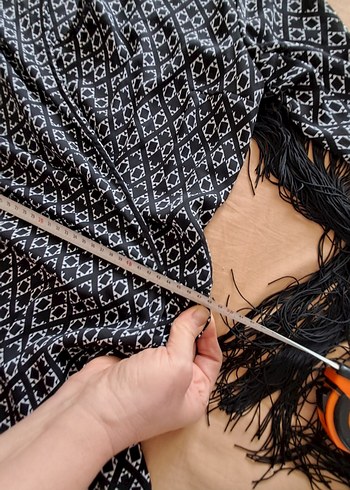 Püsküllü Uzun Kollu Bohem #tulum - Görsel 11