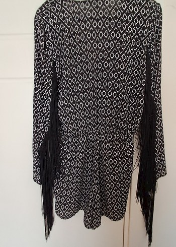 Püsküllü Uzun Kollu Bohem #tulum - Görsel 4