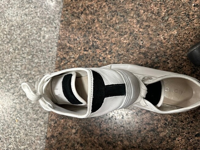 38 Beden beyaz Renk Hotiç deri sneaker
