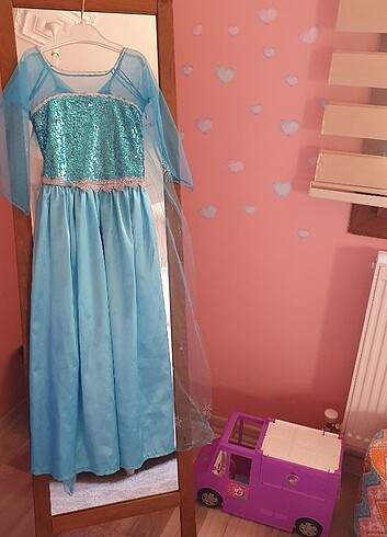 8 Yaş Beden Kız çocuk elsa kostümü