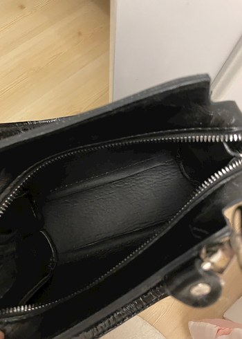 Siyah Deri  Çanta - Görsel 3