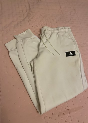 Beyaz Adidas Kadın Eşofman Altı - Görsel 2