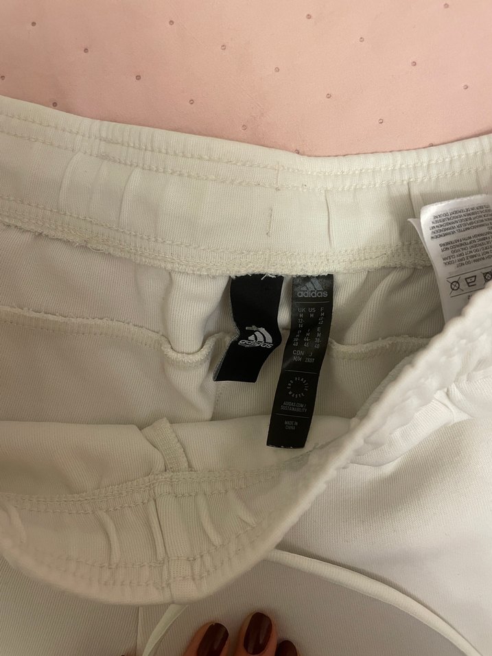 Beyaz Adidas Kadın Eşofman Altı - Görsel 4