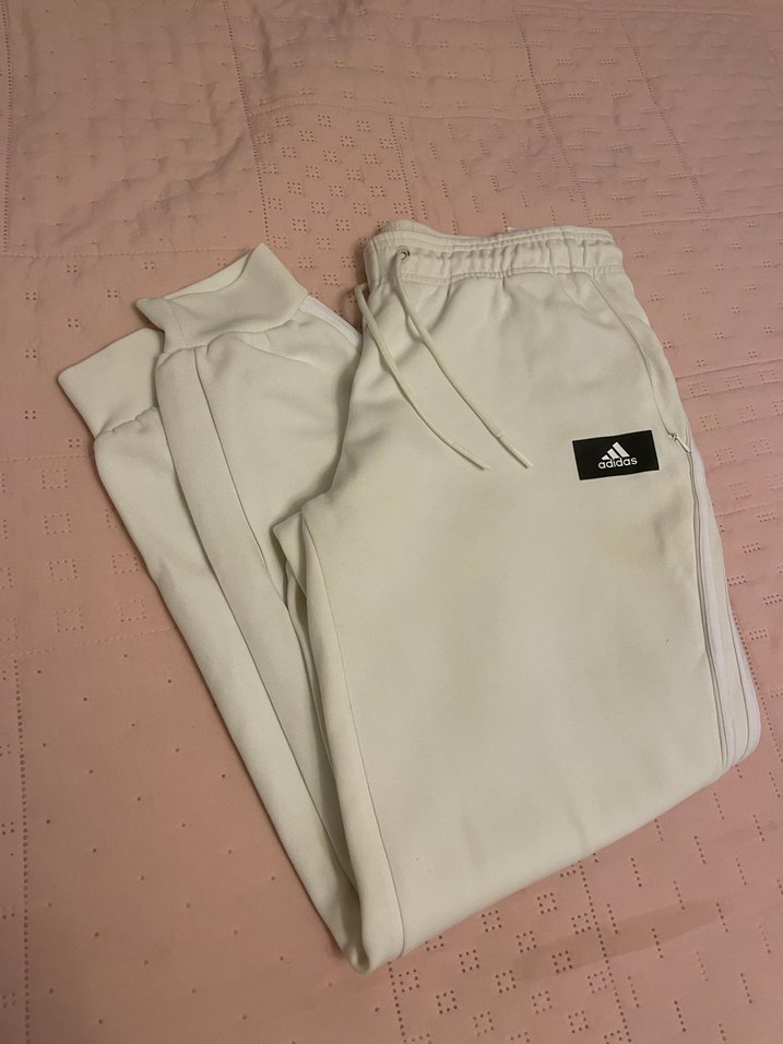 Beyaz Adidas Kadın Eşofman Altı - Görsel 2