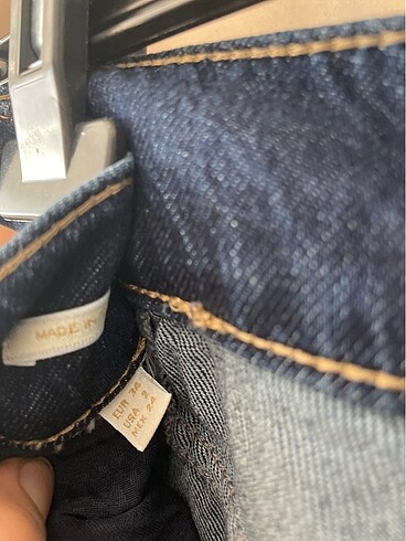 xs Beden mavi Renk Yeni kullanılmadı kot pantalon ince kumaş