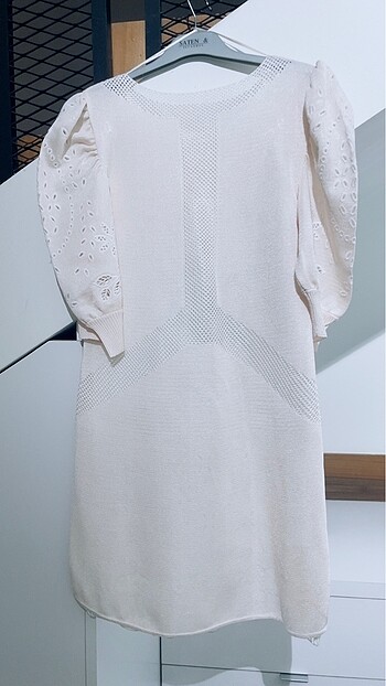 Toz pembe Delikli elbise yeni kullanılandı - Görsel 2