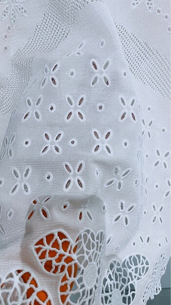 Toz pembe Delikli elbise yeni kullanılandı - Görsel 4