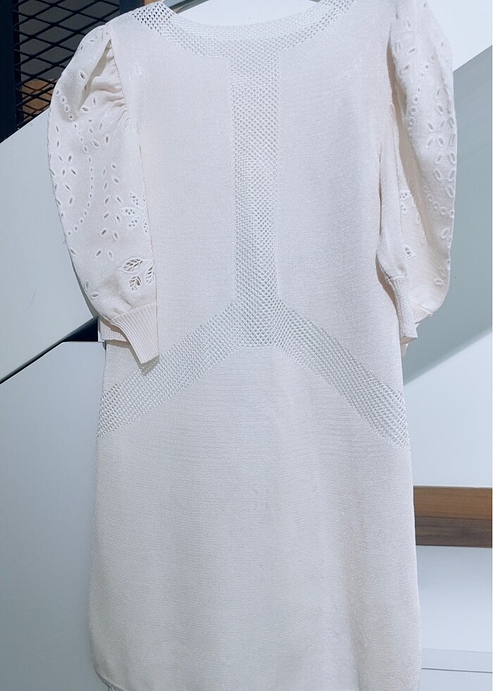 Toz pembe Delikli elbise yeni kullanılandı - Görsel 2