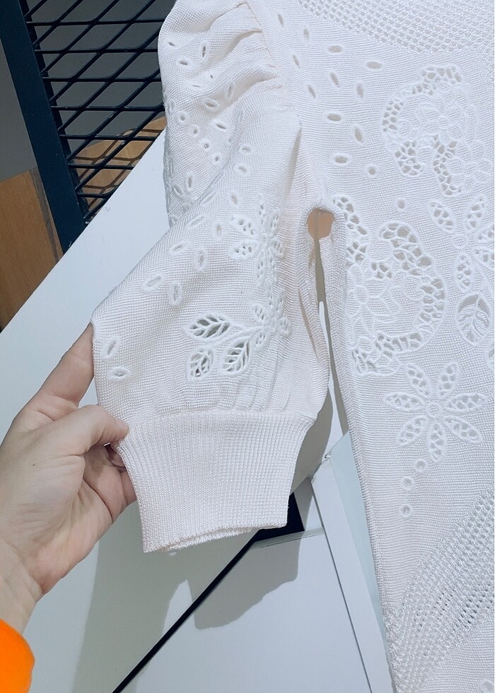 Toz pembe Delikli elbise yeni kullanılandı - Görsel 5