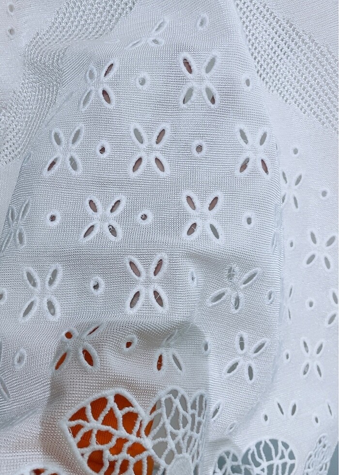 Toz pembe Delikli elbise yeni kullanılandı - Görsel 4