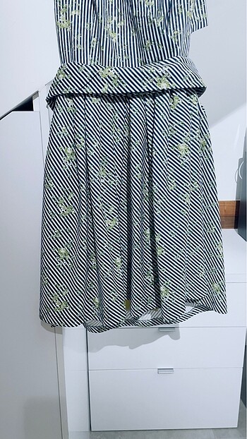 Arkası dekolte açık yeni kullanılmadı elbise - Görsel 5