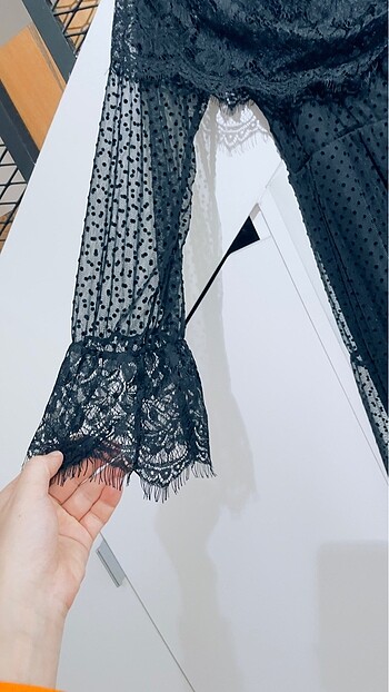 İçi astarlı kayık yaka elbise - Görsel 7