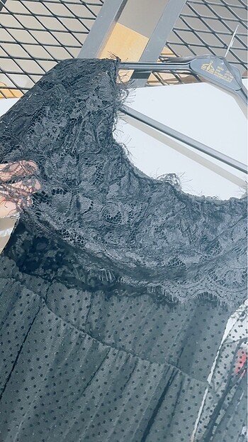 İçi astarlı kayık yaka elbise - Görsel 5