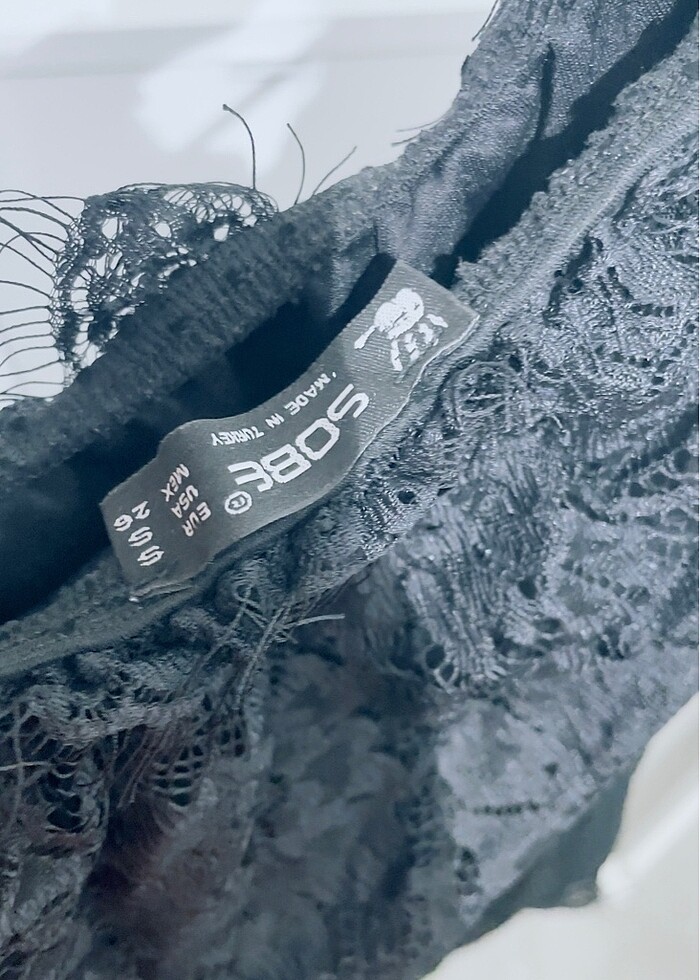 İçi astarlı kayık yaka elbise - Görsel 3