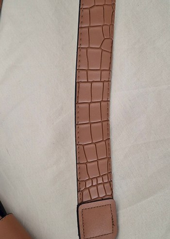 Bej Minimalist Deri Kadın Çanta - Görsel 3