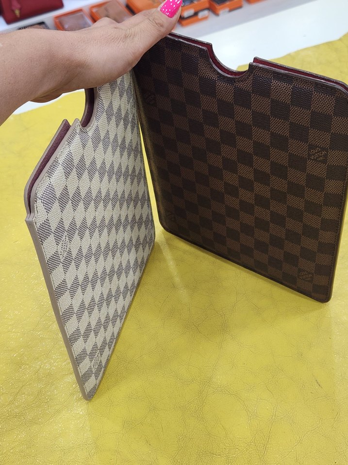 Louis vuitton Hakiki Deri Ipad Kilifi - Görsel 4