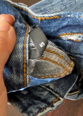 Mom jean Bol Kesim Kadın Kot Pantolon - Görsel 3