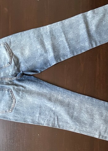 Mom jean Bol Kesim Kadın Kot Pantolon - Görsel 2