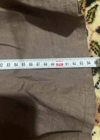 Kadın Bej kahve Uzun Salaş Etek - Görsel 5