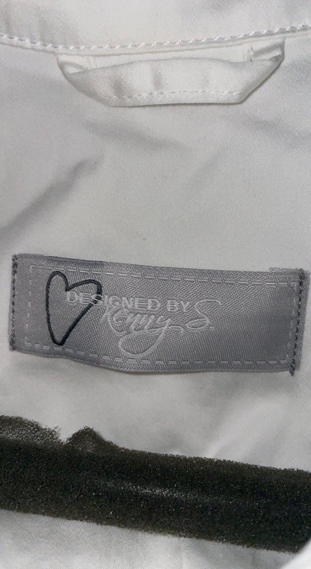 Düğmeli Beyaz Kadın Ceket - Görsel 3