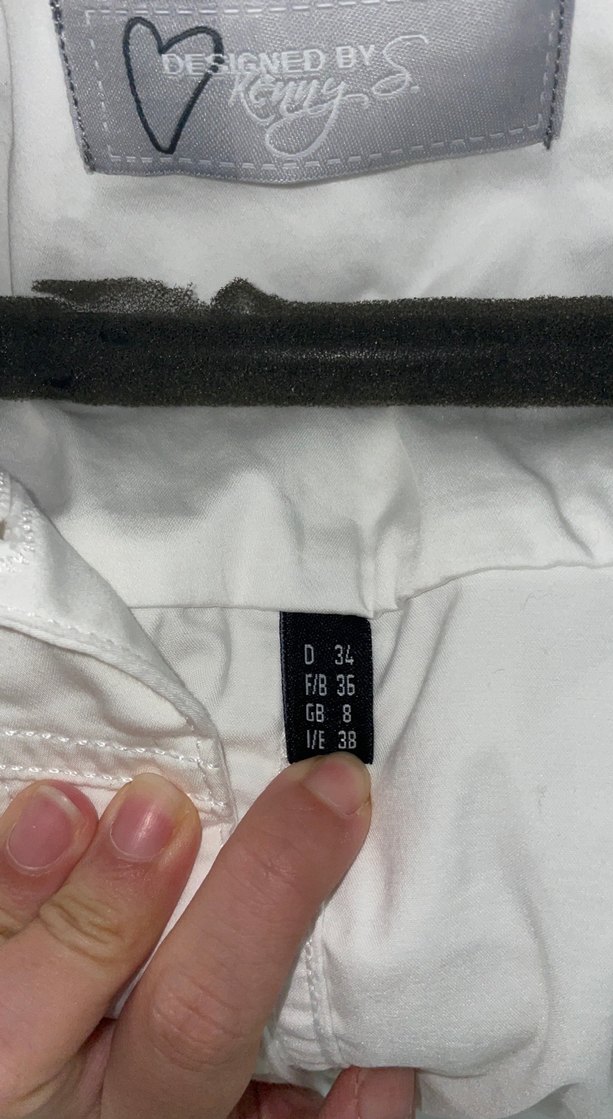 Düğmeli Beyaz Kadın Ceket - Görsel 5