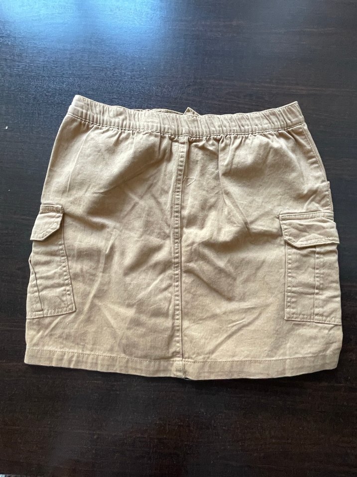 Bej kahve Keten Etek Rahat Kesim - Görsel 2