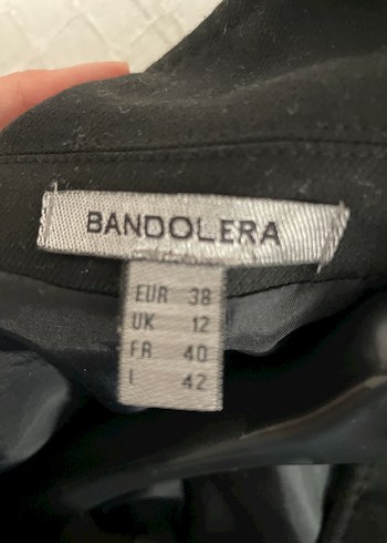 Deri Kollu Siyah Kadın Blazer Ceket - Görsel 4