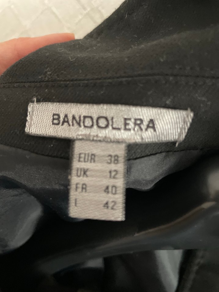 Deri Kollu Siyah Kadın Blazer Ceket - Görsel 4