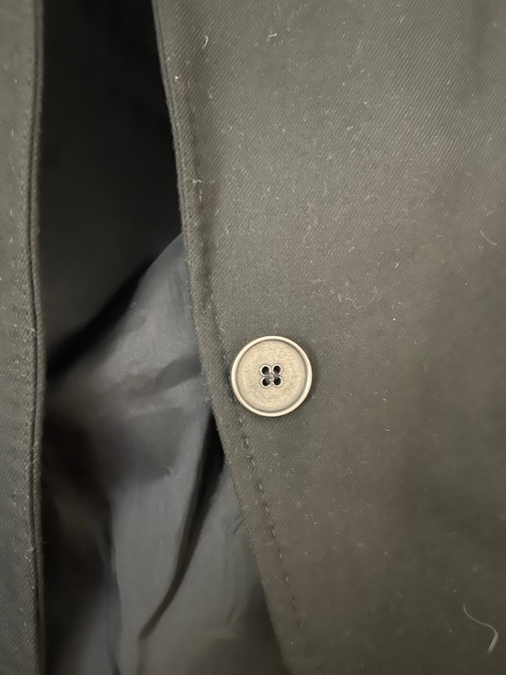 Deri Kollu Siyah Kadın Blazer Ceket - Görsel 3