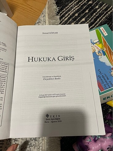  kemal gözler hukuka giriş