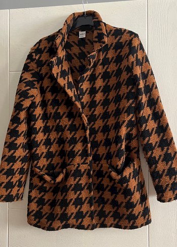 Düğmeli Kahverengi Midi Kadın Kaban - Görsel 6