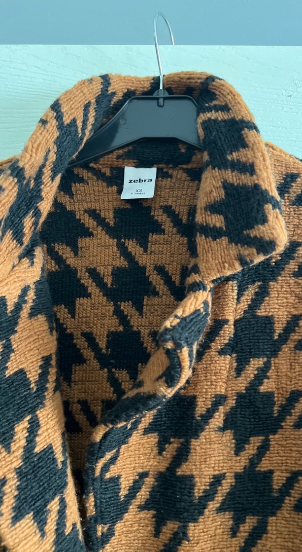 Düğmeli Kahverengi Midi Kadın Kaban - Görsel 5