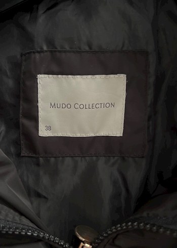 Siyah Kadın Kürklü Kemerli Kış Montu - Görsel 7