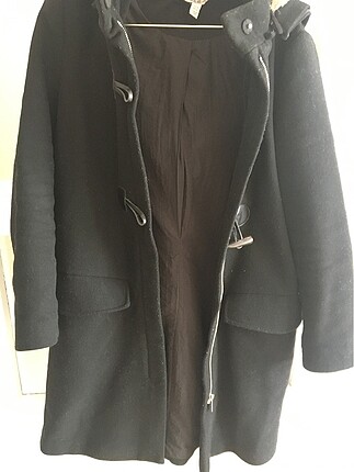 xs Beden siyah Renk #zara kaşe kaban