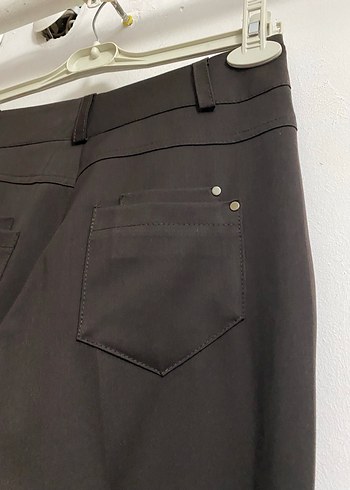 Zara Kahverengi cepli rahat Kumaş Pantolon
