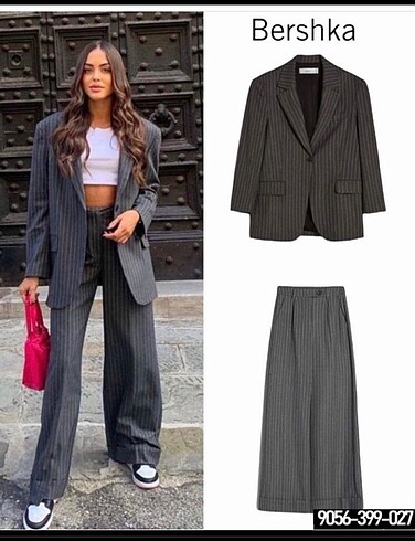 Sobe Bershka model şahane blazer takım