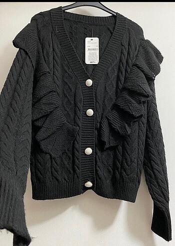 diğer Beden Zara model valonlu şahane triko hırka#Yeni etiketli