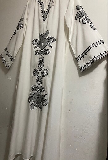 Zara Vale women nakış işlemeli rahat elbise#Yeni etiketli